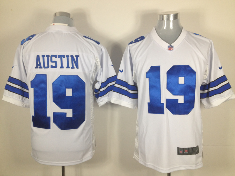 Dallas Cowboys 19 Austin White Nike Game Jersey